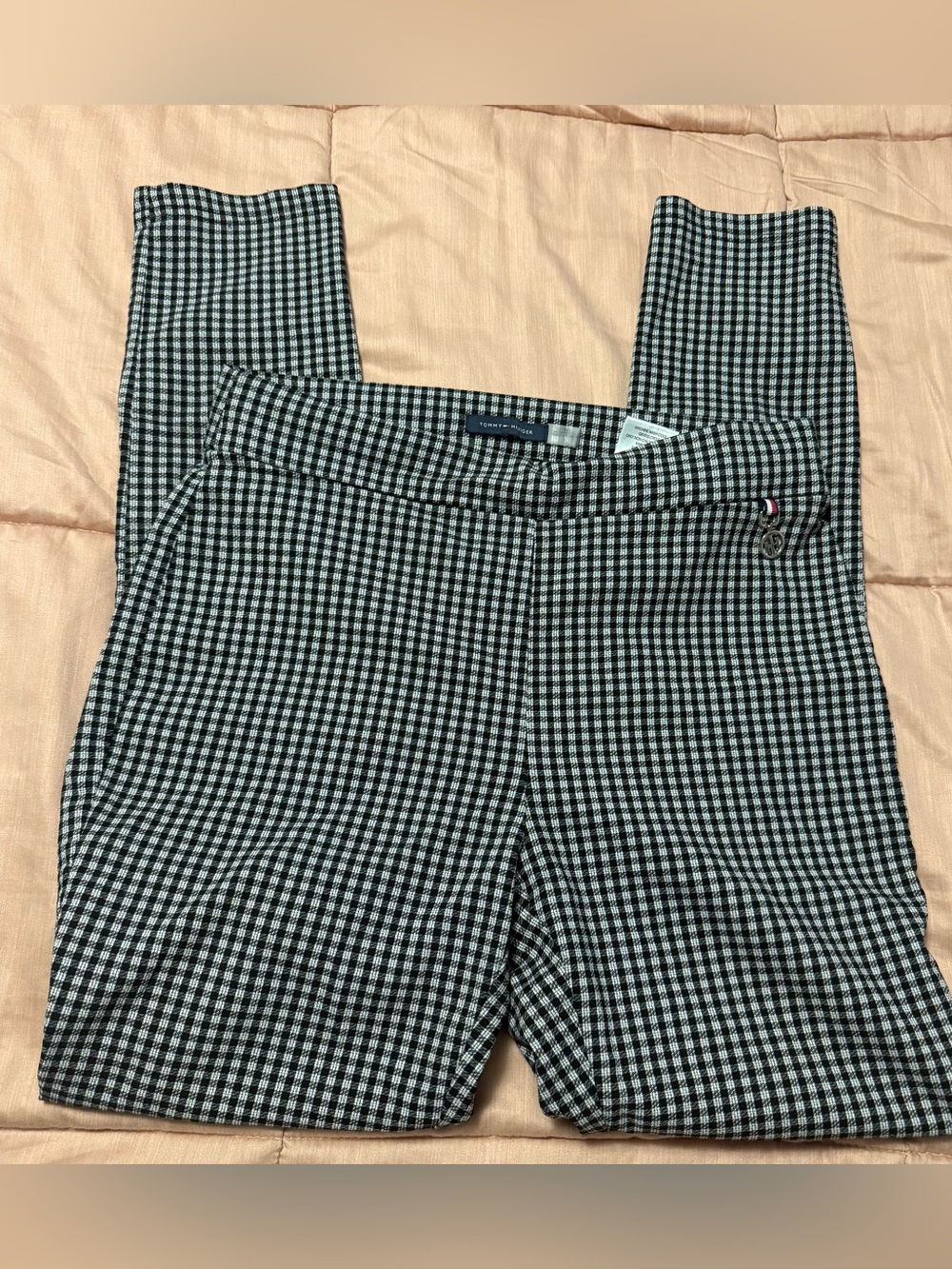 Tommy Hilfiger Black & White Gingham pants